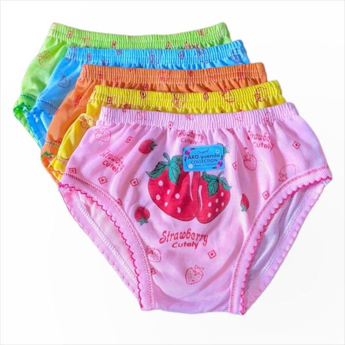 FL 880 - Celana Dalam Anak Perempuan Strawbery Sempak Underware Anak Balita