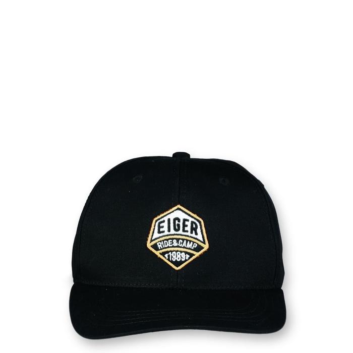 Topi Pria Eiger Original Bahan Katun Warna Hitam Stuson