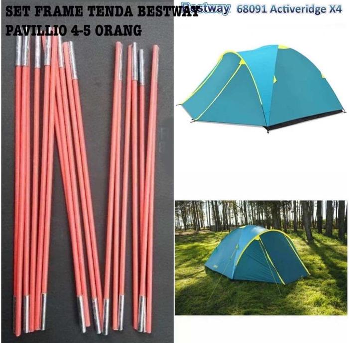 Set rangka tenda bestway pavillio 4-5 orang set rangka tenda bestway pavillio