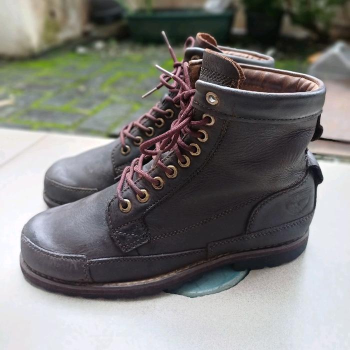Timberland Earthkeeper Size 41 Sepatu Boots Terbaik dengan Desain Tali Kulit dan Sol Tebal untuk Ken
