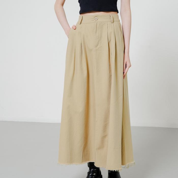 This Is April Rok Maxi Panjang Wanita Pevita Skirt Navy, White Dan Khaki