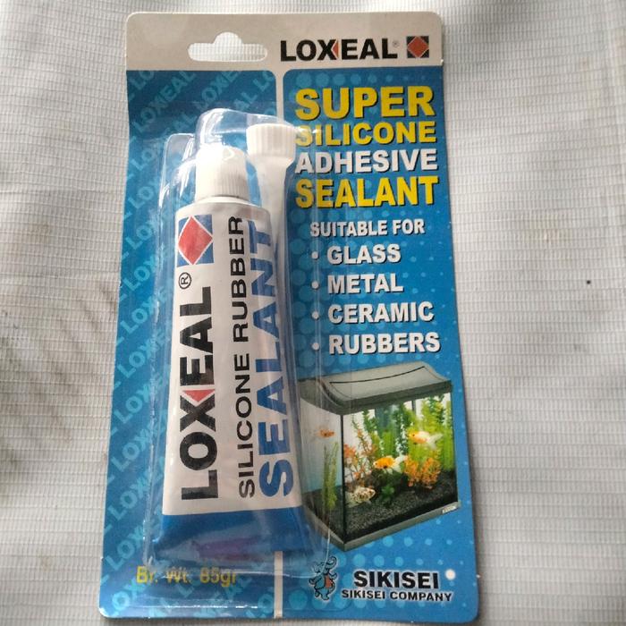 Lem Silicon / Lem Silikon / Lem Sealant / Lem Kaca Bening 85 gr