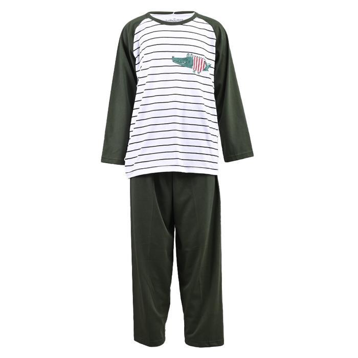 Rambla - Lolly & Noe Setelan Piyama Anak Lengan Panjang Croco Escape
