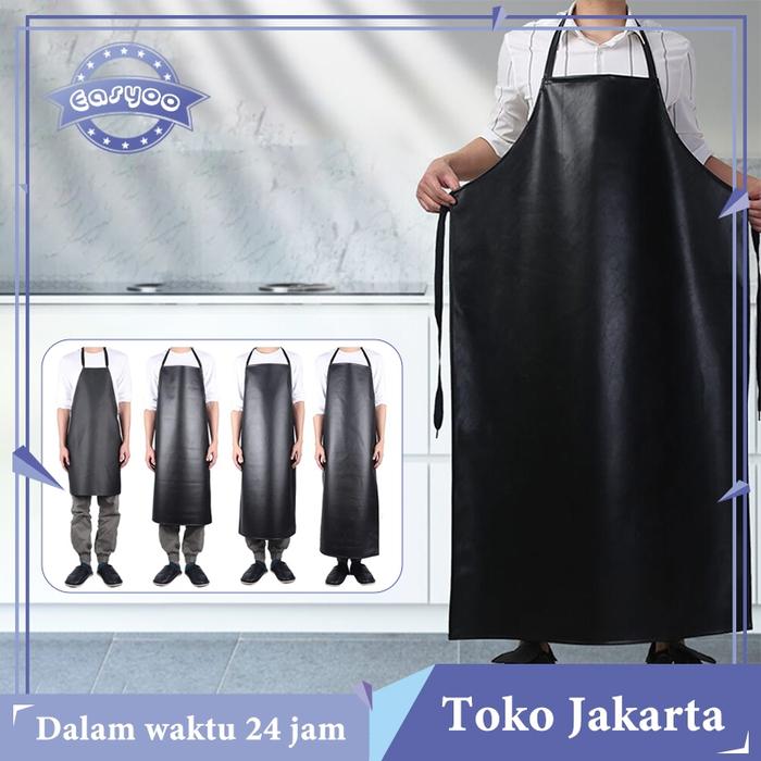 Apron | Celemek Apron Barista | Celemek Kulit | Celemek Masak Full Anti Minyak Anti Air