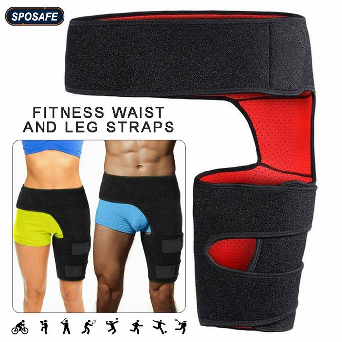 Adjustable Groin Support Wrap Hip Compression Brace for Hip, Sciatica