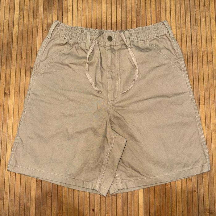GU GLOBAL UNIQLO KHAKI CANVAS UTILITY FATIGUE CARPENTER SHORT PANTS carhartt dickies 874 gramicci