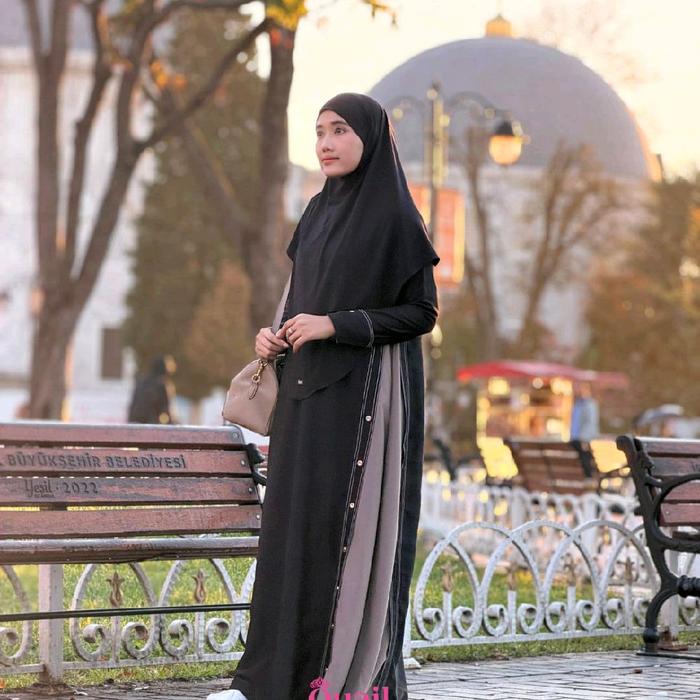Gamis Quail Hijab ELDINA DRESS nyaman Syari