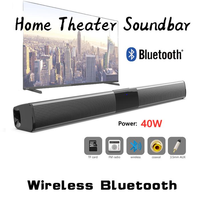 TV Soundbar Wired and Wireless Bluetooth Speakers Home Surround