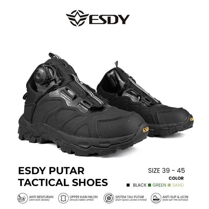 Terlaris Sepatu Esdy Putar Tactical Boots 6 Inch Original Import Made In Usa 3 Varian Warna Ready