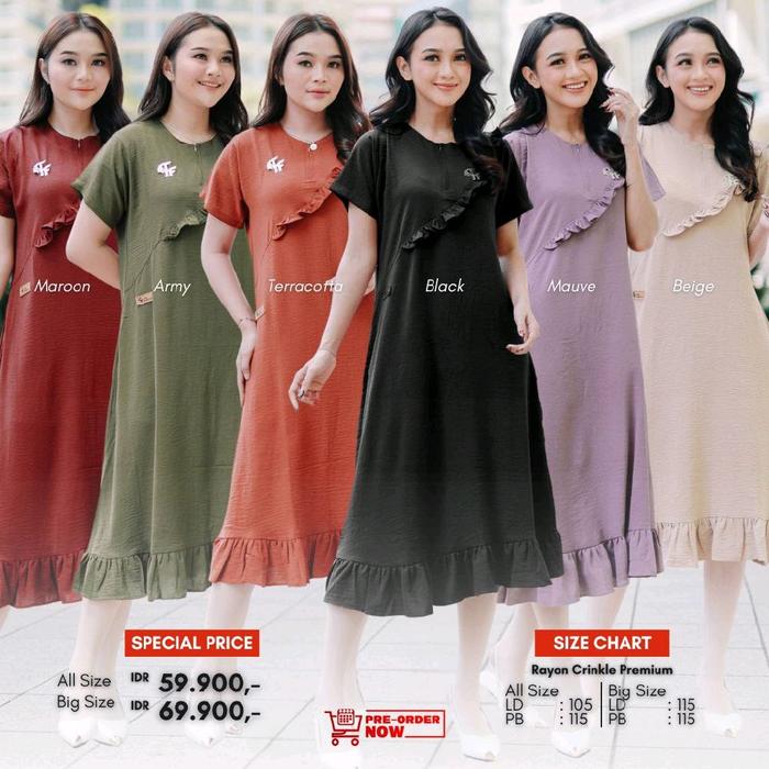 AURORA DRESS BY FEE FASHION √ Daster cantik √ Daster rampel √ Daster polos √ Daster fee fashion