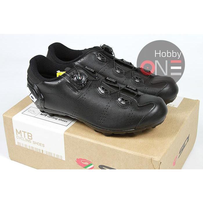 TERPERCAYA SIDI SPEED BLACK BLACK - Sepatu Cleat MTB