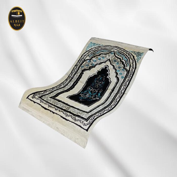 Yakar Sajadah Ultra Lurex Ultra Harmony HITAM 70 x 110cm Jumbo Tebal Empuk Wangi Lembut
