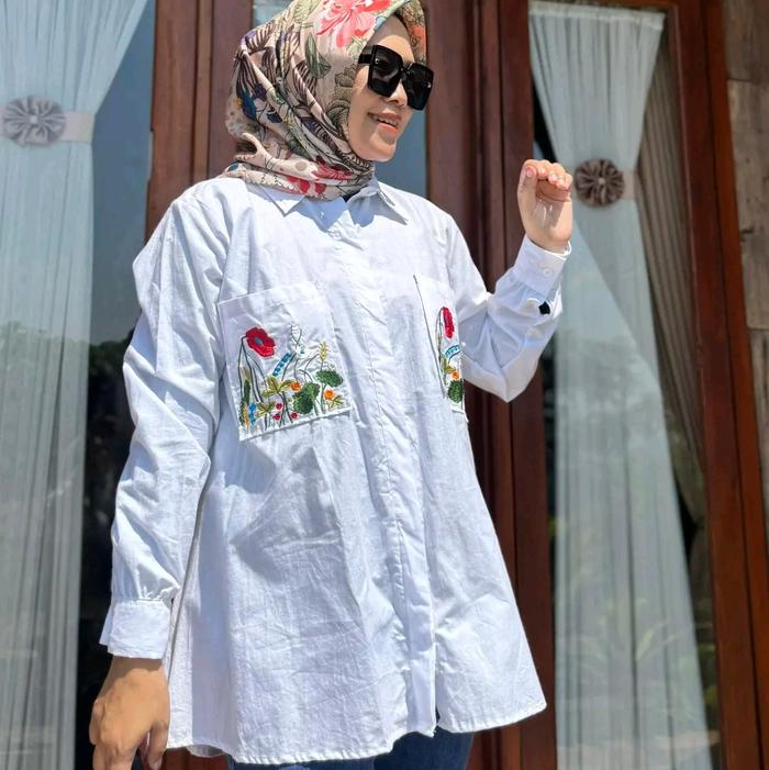 Kemeja Putih Cewe By Athaya Daily