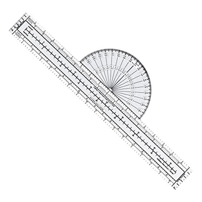 Plastic Flight Plotter Premier Fixed Plotter With Waccharts, Flight