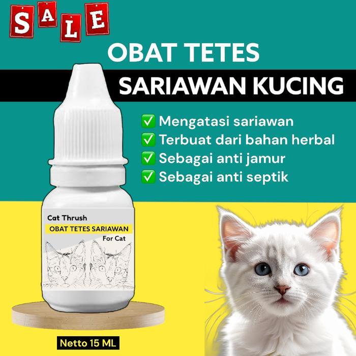 Obat Tetes Sariawan 15ml Hewan Kucing Anjing Kelinci Bau Mulut Air