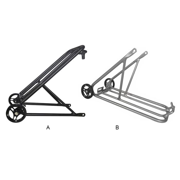 PODAY Foldable Bike Aluminum Alloy Rear Shelf Rack with