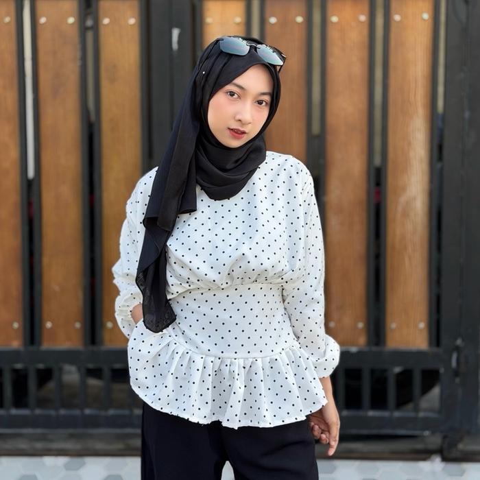 Mela blouse polka - blouse polka