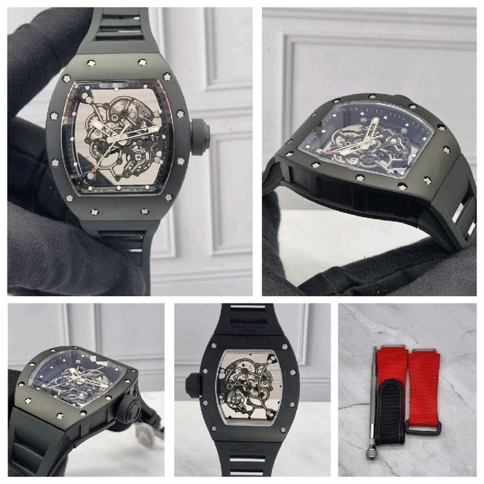 Dr.Jam II RM RM55 RM055 55 055 BBR BBRF V3 BLACK CERAMIC FREE STRAP TOP TIER 5