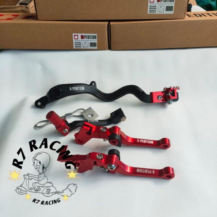 pedal rem expedition crf 150 set handle expedition crf 150 set pedal operan gigi expedition crf 150