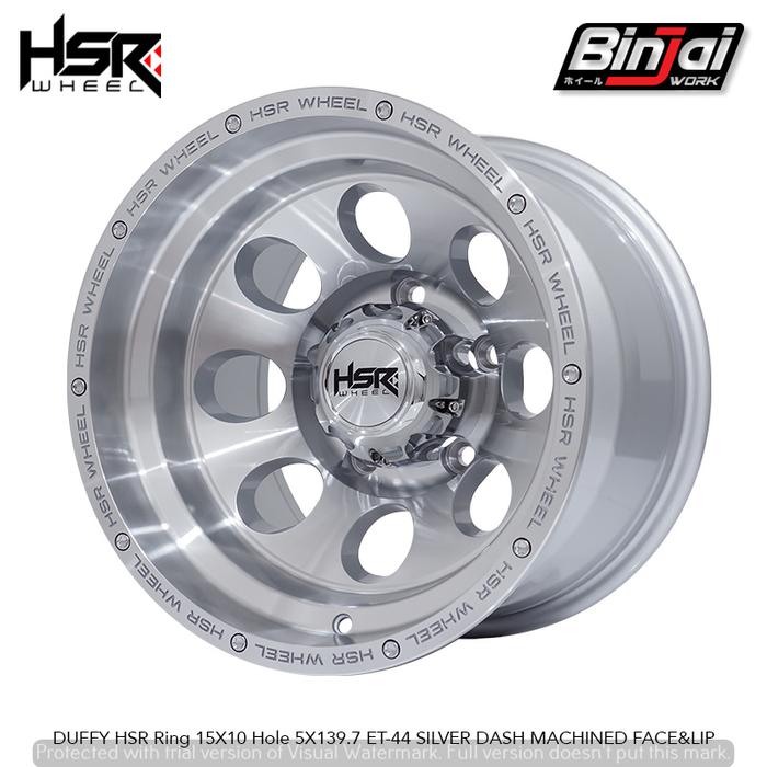 Velg celong OFFROAD HSR DUFFY r15 lebar 10inc h5x139,7 cocok untuk taft escudo jimmy katana