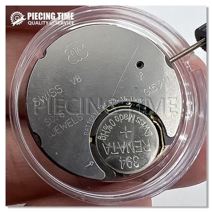 ETA G15.211 Movement 6 Hands Watch Movement G15 211 Swiss Movement 30 Minutes Counter/1/10 Second Co