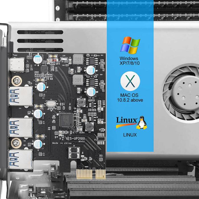 PCI-E To USB3.0 PCI Express Expansion Card Adapter PCI-e To USB 3.0