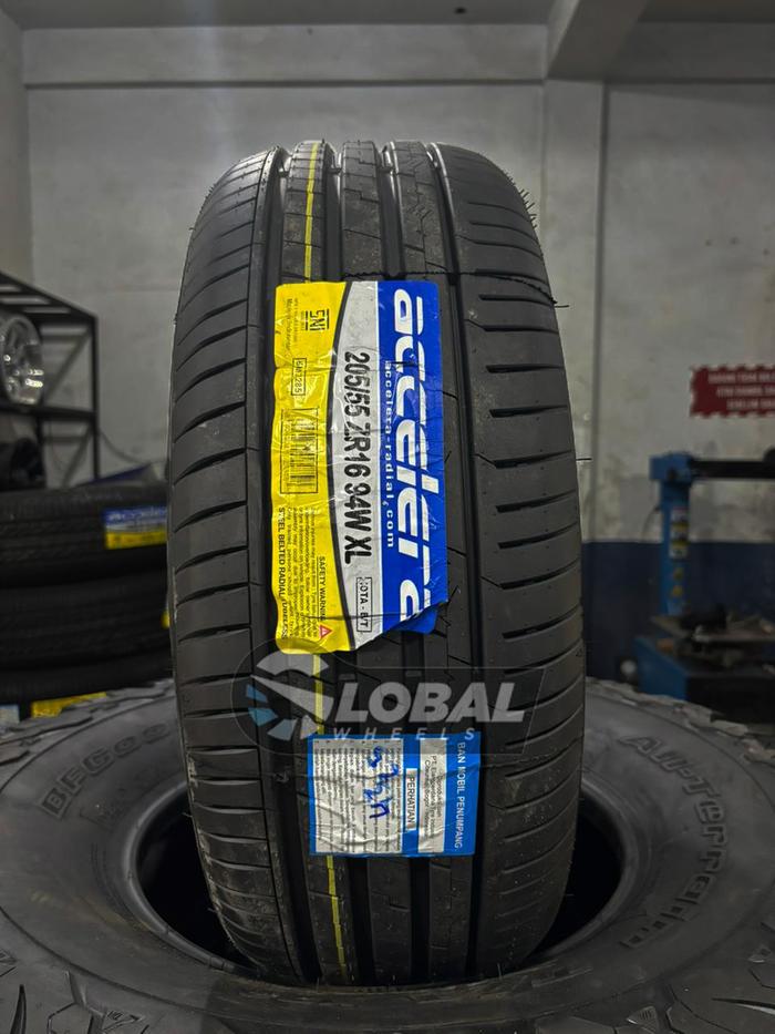 Ban mobil ring 16 accelera iota evt 205 55 R16 tubles |ban mobil expander ring 16 tahun terbaru