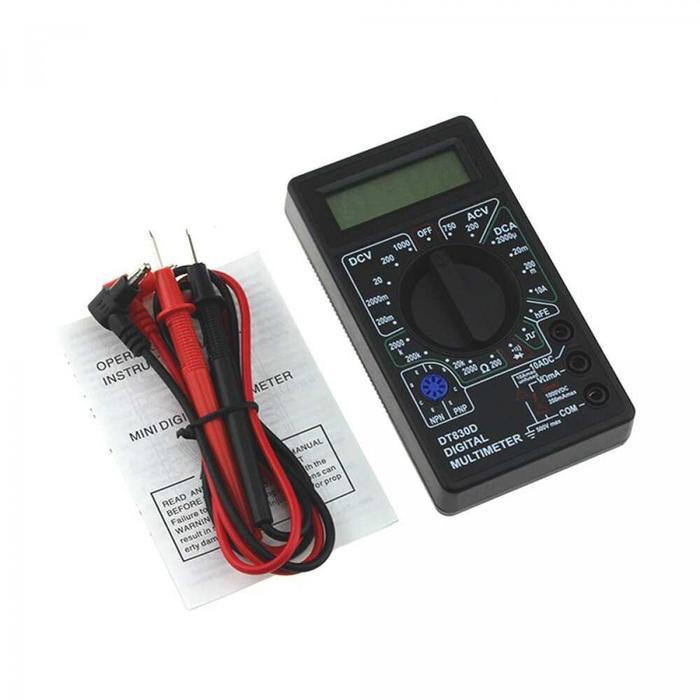 Digital Multimeter Voltage Tester - DT830D