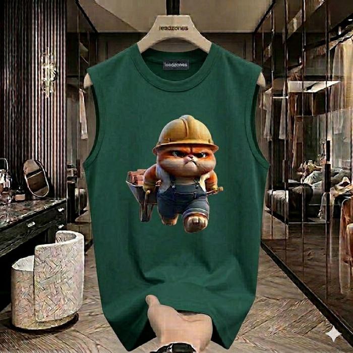 Kaos Singlet Pria Ferrari Big Size 7XL 6XL 5XL 4XL 3XL 2XL XL L M S Kaos Korean Style Harajuku Hip H