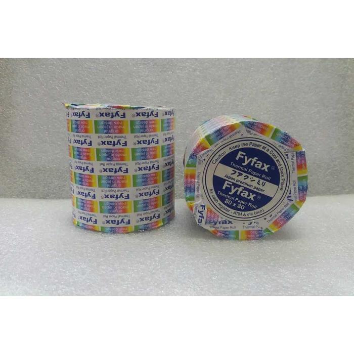 Kertas Struk Thermal Paper Roll - Fyfax 80x80 MURAH!