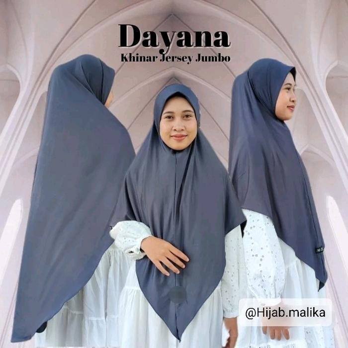 Khimar jersey malay jumbo dayana