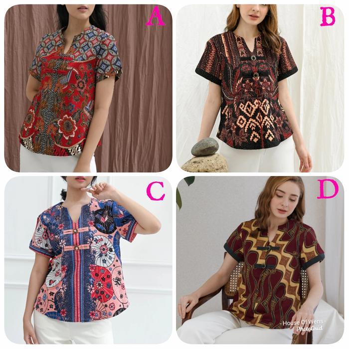 BATIK BY LUWEN - BAJU ATASAN BATIK - BAJU BATIK LUWEN - TYPE 9