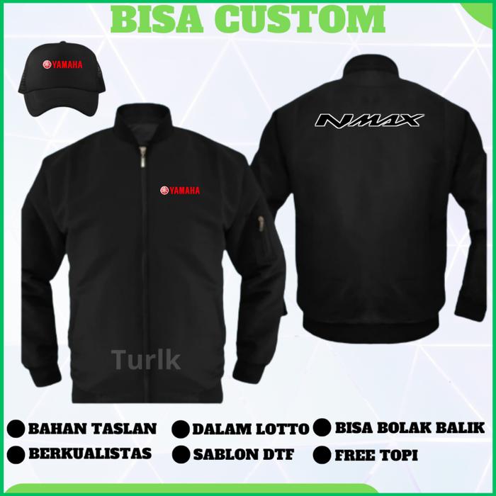 Jaket Yamaha Nmax Jaket Nmax Bomber Custom