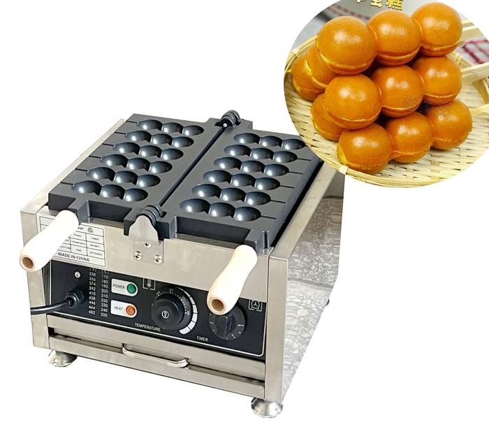 Tusuk Sate Mesin Pembuat Wafel Takoyaki Bola Gurita Wajan Panggangan