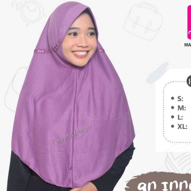 jilbab rabbani original! innova ungu lavender ukuran M & L