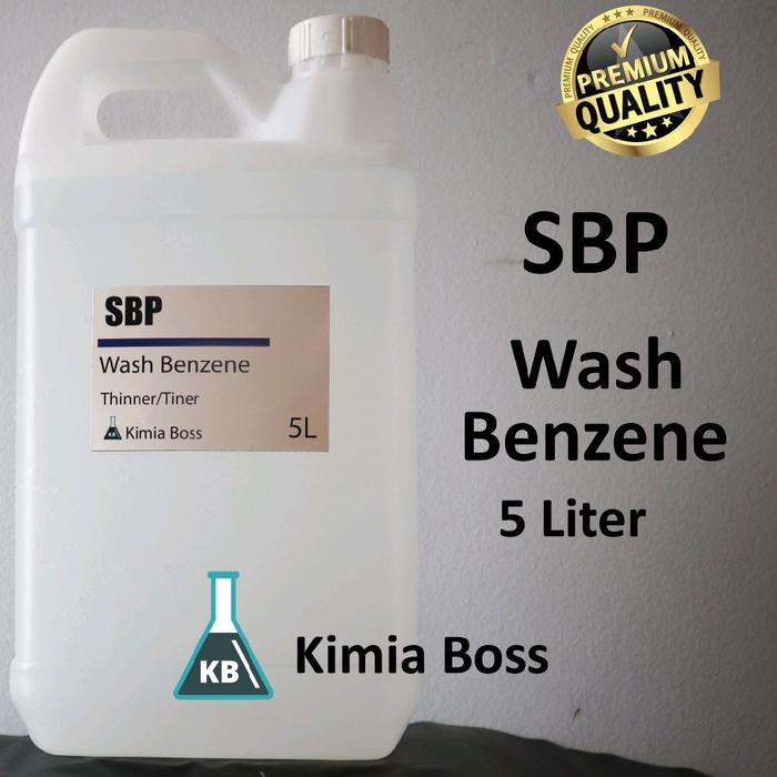 Super Kimia Boss SBP Wash Benzene 5 Liter - Premium Quality Thinner Tiner untuk Pembersihan