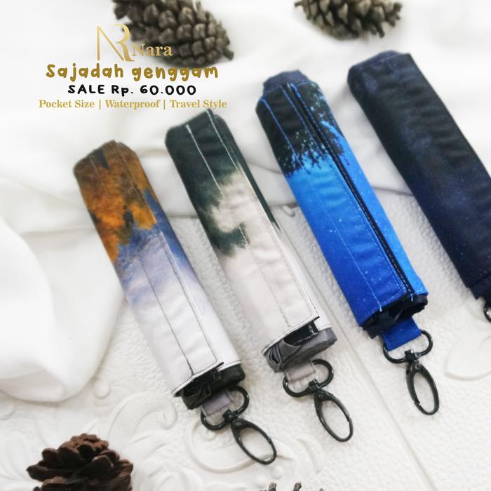 Sajadah Genggam Mini - (DIkirim Random) Sajadah Traveling Waterproof Sujood Sajadah Traveler Prayer 