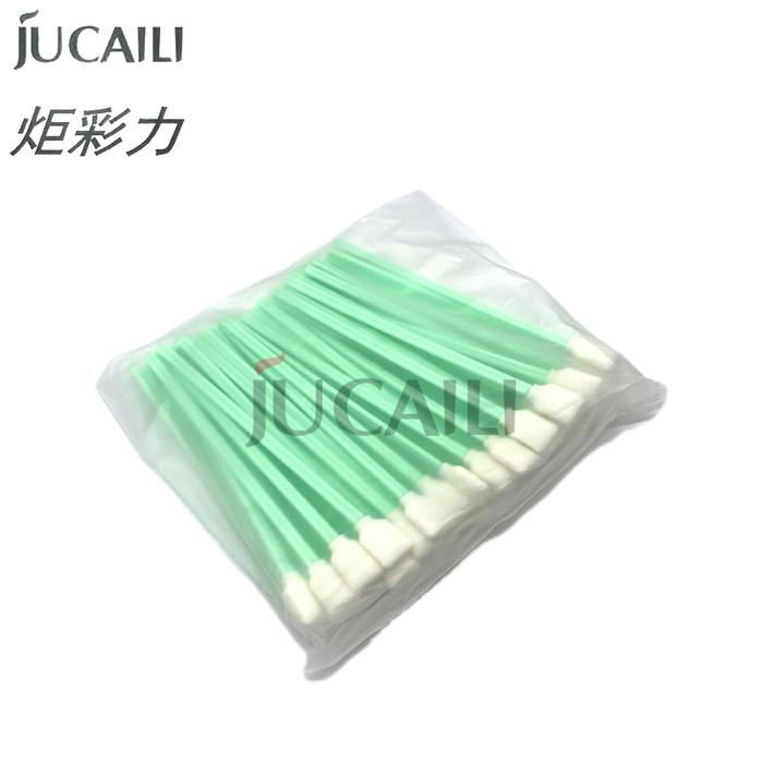 Jucaili 50pcs/lot Cleaning part swab dx4 dx5 dx7 head Mimaki Mutoh