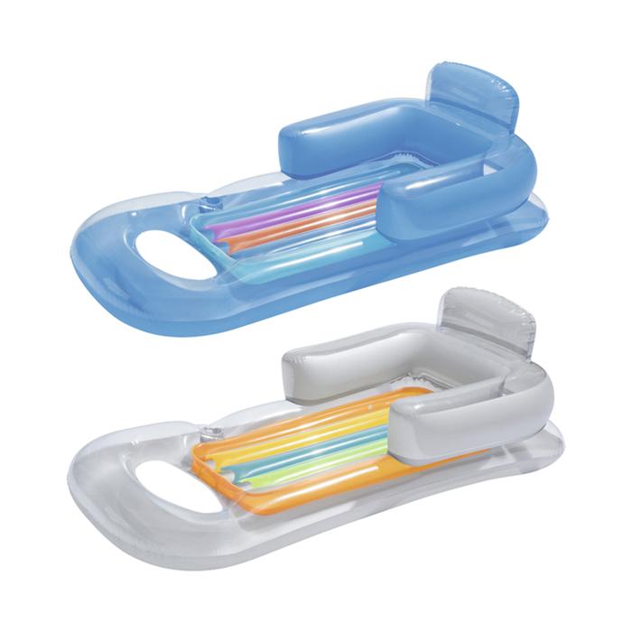 Inflatable Swimming Pool Lounger Floating Air Bed Recliner