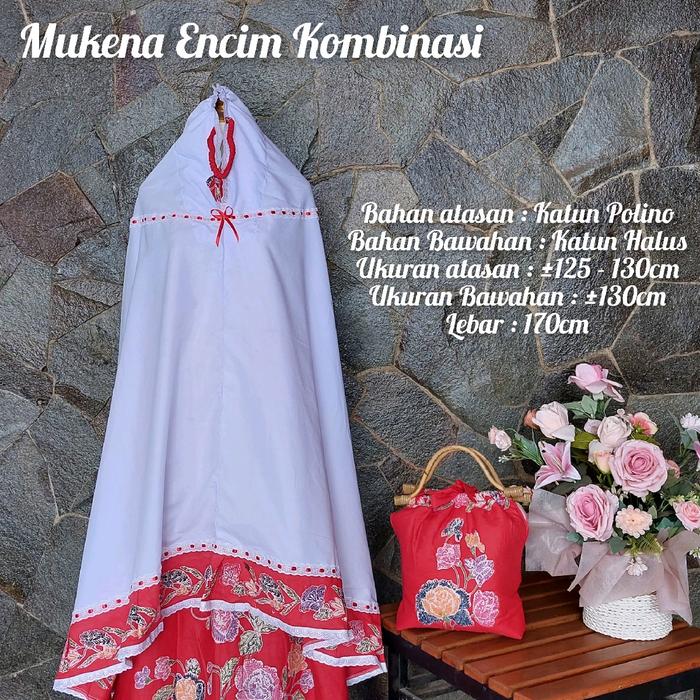 Mukena Encim Kombinasi|Mukena Batik