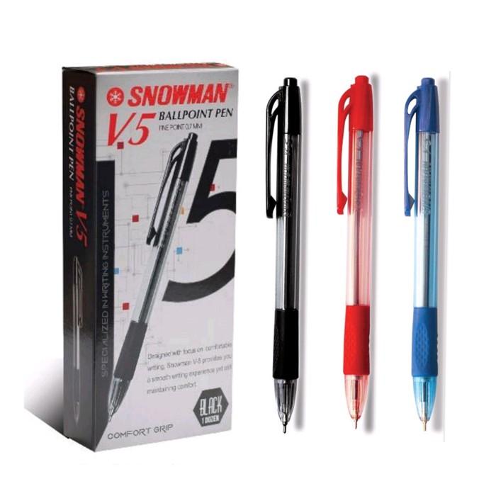 [ PACK ] Pulpen Ballpoint 0,7 - Snowman V5 MURAH!
