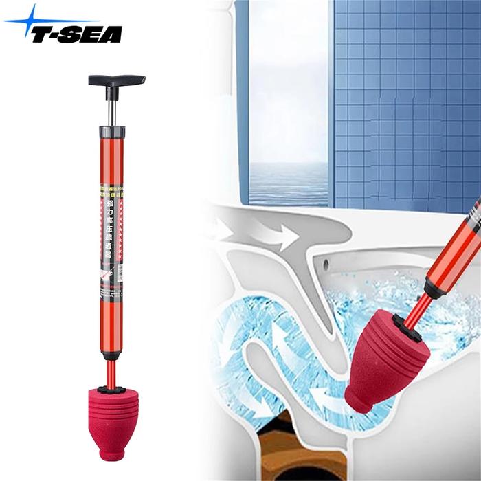 T-SEA Plunger Pompa WC Penyedot Pompa WC Mampet / Alat Pompa Pipa Tersumbat