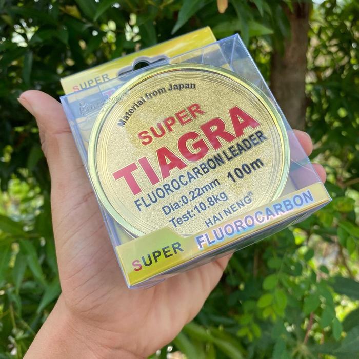 Senar pancing Super Tiagra 100m Fluorocarbon leader Best Quality