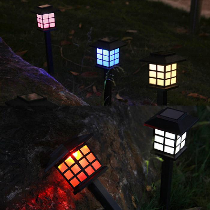 Lampu LED Dekorasi Bertenaga Surya Tahan Air Lampu LED Rumput Surya