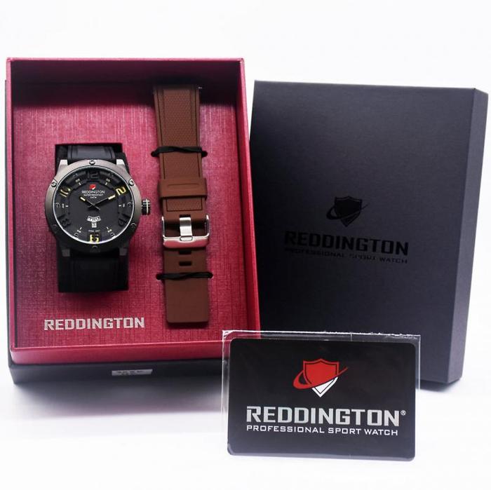 Reddington Jam Tangan Pria Model 3035/3028 Original Tali Karet SportWatch Hegner Karet Fleksibel & N