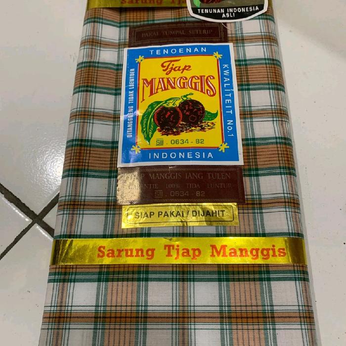 Sarung manggis warna warni original