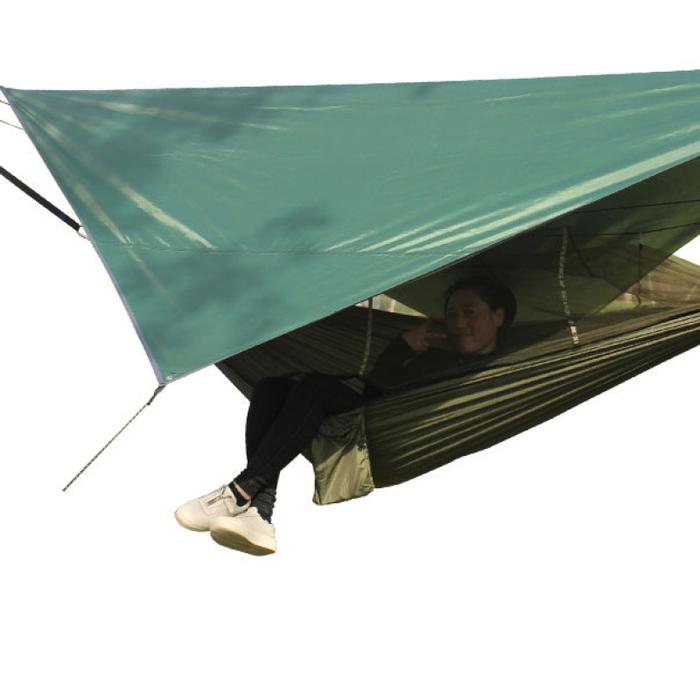 Set Tenda Kanopi Tempat Tidur Gantung Pita Jaring Nyamuk Tempat Tidur