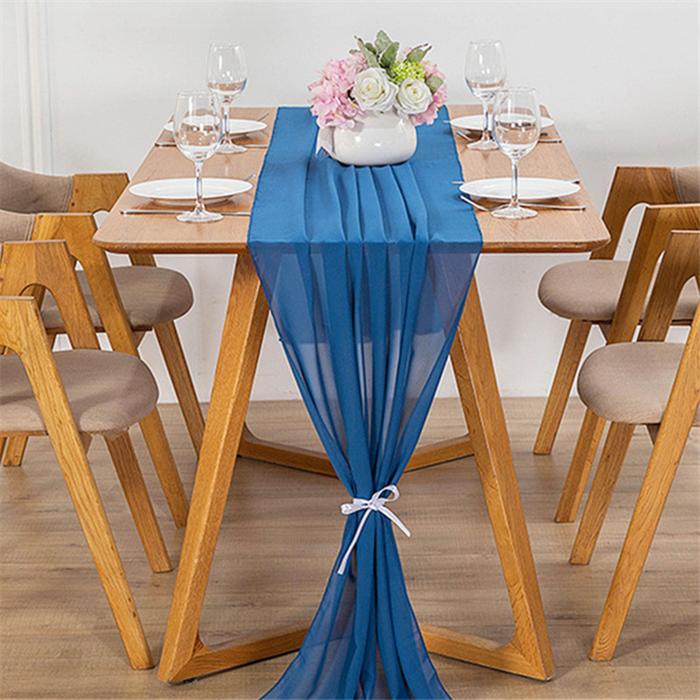 Chiffon Table Runner Wedding Decoration Birthday Table Runner