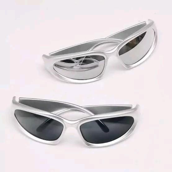 Kacamata Hitam SteamPunk Untuk Bersepeda CyberPunk Hip Hop Punk Model Retro Lensa Eyewear Sunglasses