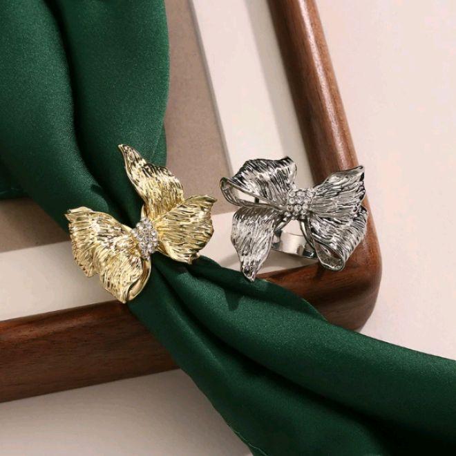 Bros Ring Hijab Pita Cincin Jilbab Retro Premium Aksesoris Muslimah Gaya Vintage Elegan